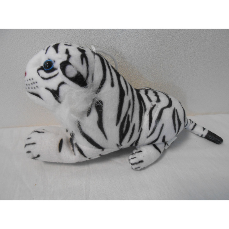 Petit Tigre Blanc en Peluche