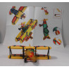 Kit de construction 3D Avion biplan (cassé et pièces manquantes suite atelier noel)