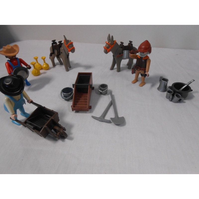Playmobil univers mine d 'or pièces détaché 800 grammes - Label Emmaüs