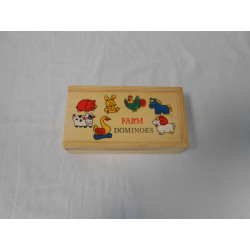 Domino animaux en bois