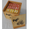 Cube A.B.C en bois