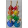 8 Cloches musicales activité montessori