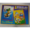 Une Boîte de deux anciens puzzles Disney