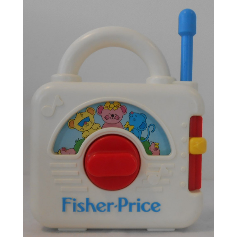 Ancien Petit Poste Musical Jaune Frère Jacques Fisher Price 1992 Vintage
