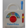 Ancien Petit Poste Musical Jaune Frère Jacques Fisher Price 1992 Vintage