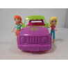 Polly-Pocket Voiture 2 Poupées