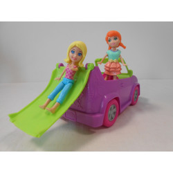 Polly-Pocket Voiture 2 Poupées