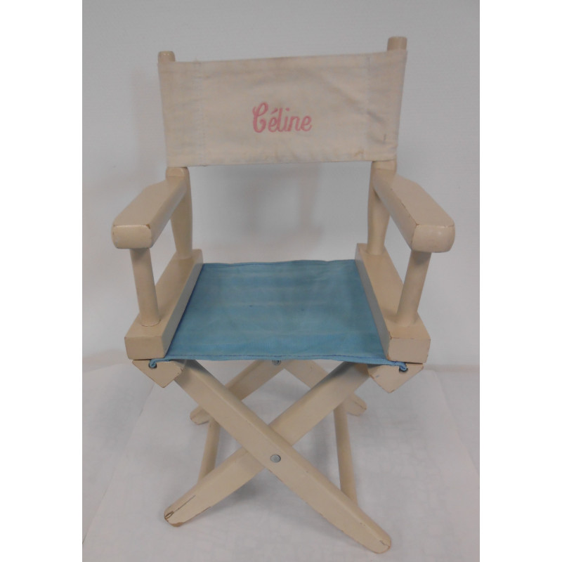 Chaise metteur en scène en bois