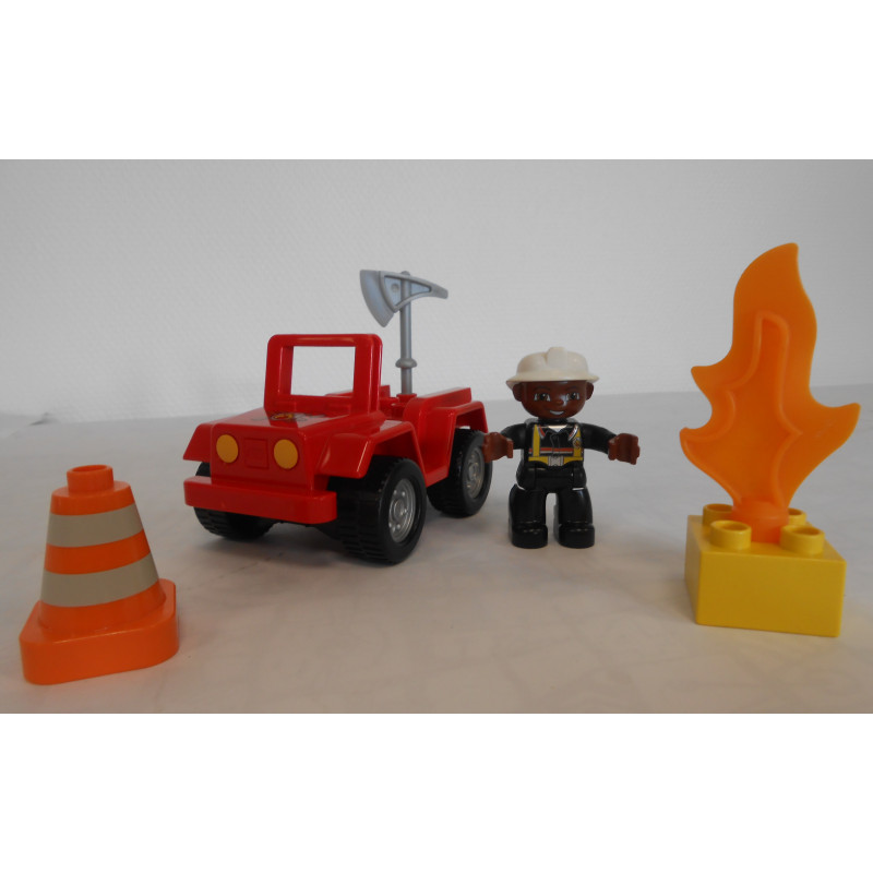 Lego Duplo - Jeep chef des pompiers - (Inspiré de Ref 6169)