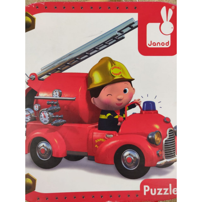 Lot de 4 puzzles pompier