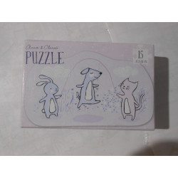 Puzzle Anna & Clara's - 15 pièces - 21X37 cm