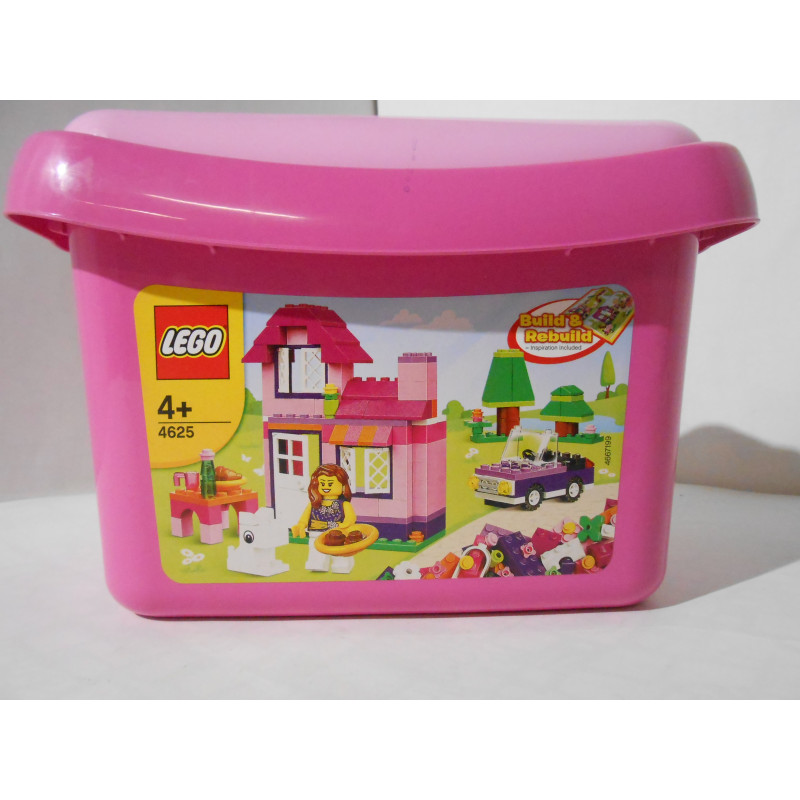 Lego - Boite de briques rose - Réf 4625
