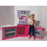 Barbie avec accessoires de cuisine