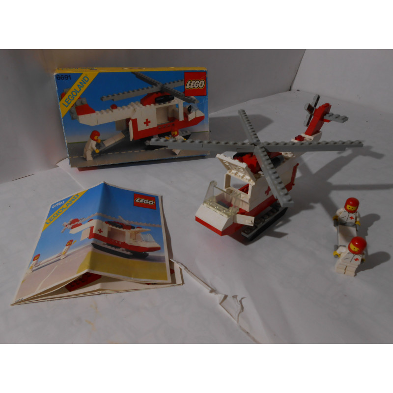 Lego Legoland - Red cross helicopter - Réf 6691