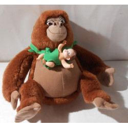 Peluche singe avec bebe -Tarzan