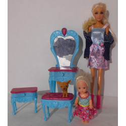 Barbie avec des accessoires