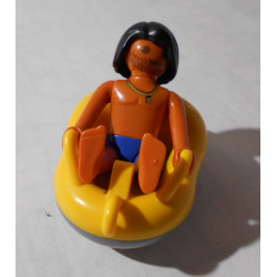 Playmobil - Vacancier et boué de rafting - Réf 6676