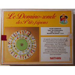 Le Domino-ronde des P'tits Fripons NATHAN 1981