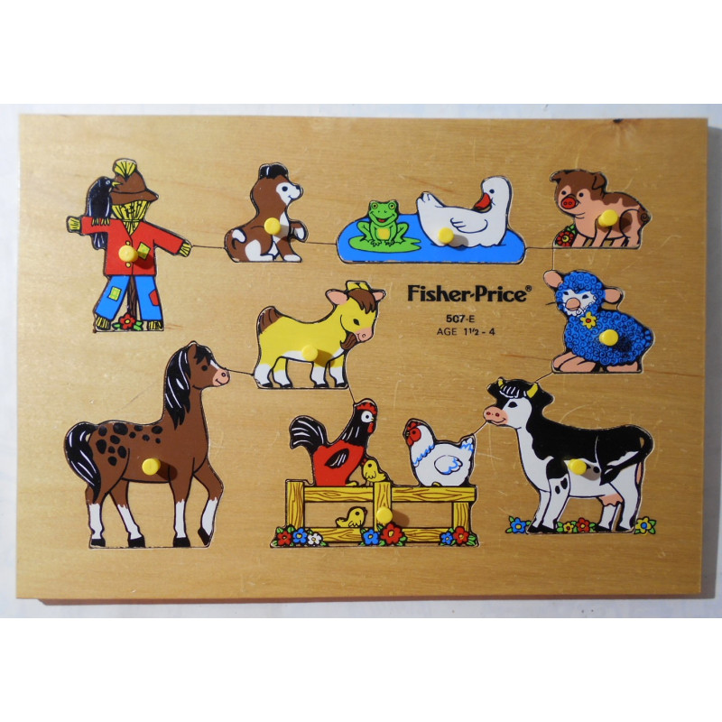 PUZZLE La Ferme - FISHER PRICE (1985)