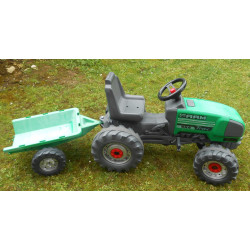 Tracteur avec remorque