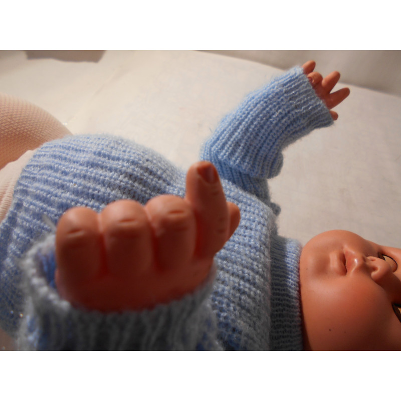 Ancien Baigneur Bébé Poupée En Composition Marque Allemande