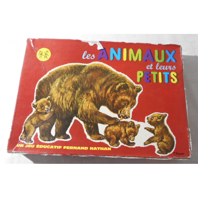 Jeu de loto Animaux et leurs petits (Fernand Nathan)