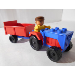 Lego Duplo - Tracteur et remorques agricoles - Réf 2629