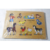 Puzzle animaux en bois