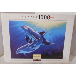 Puzzle dauphins 1000 pièces - NATHAN