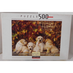Puzzle animaux chiens 500 pièces - NATHAN