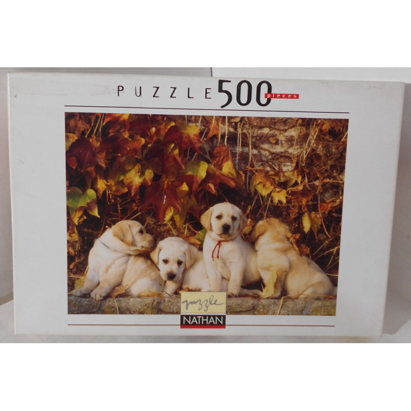 Puzzle animaux chiens 500 pièces - NATHAN