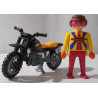 Playmobil - Personnage et sa moto