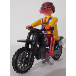 Playmobil - Personnage et sa moto