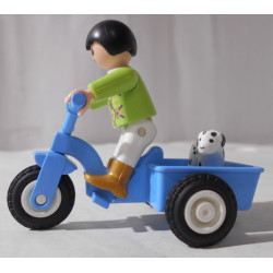 Playmobil - enfant sur son tricycle