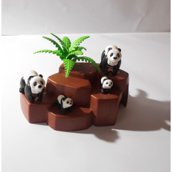 Playmobil -  famille panda
