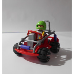 Playmobil - Voiture de karting et pilote