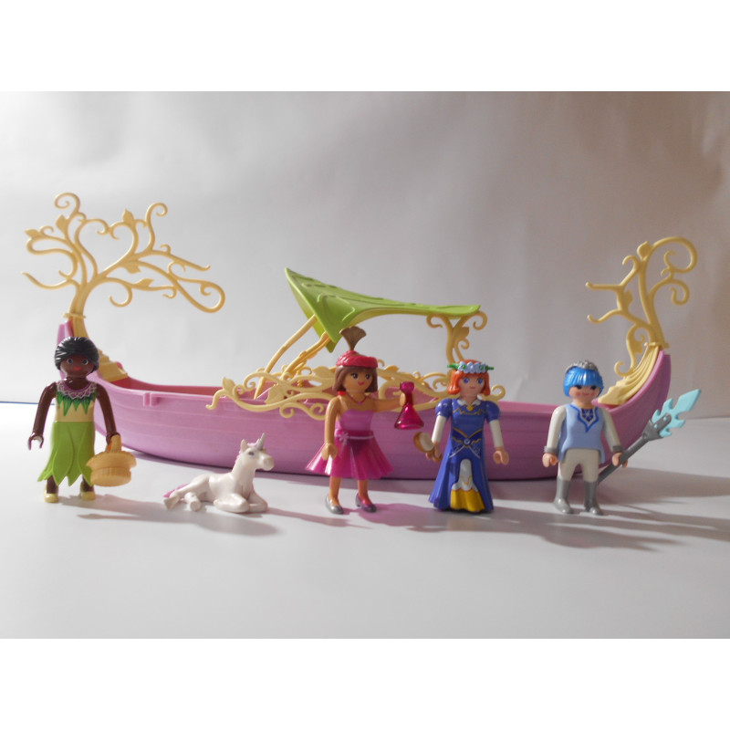 Playmobil Fées Avec Bateau – Univers Playmobil – Plastique – Occasion