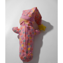 Peluche luciole rose Vintage