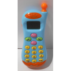 Téléphone enfant bleu et...