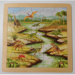 Puzzle dinosaure 25 pièces
