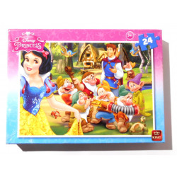 Puzzle Blanche neige et les sept nains - Disney princesse