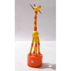 Figurine en bois girafe à...