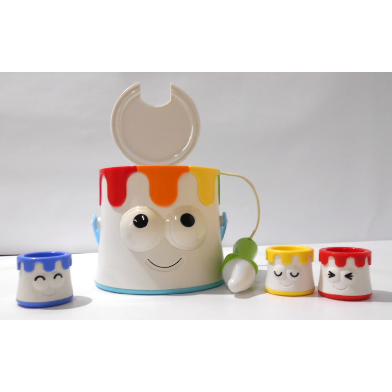 Pot de peinture parlant