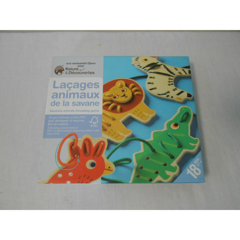 Lacages animaux de la savane