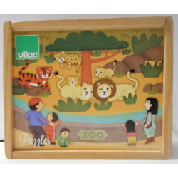 Puzzle en bois Zoo - Vilac