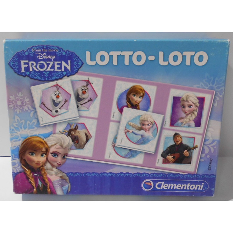Jeu de loto reine des neiges - Clementoni