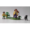 Playmobil - Famille avec cheval et chien