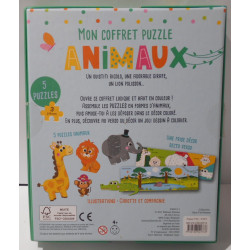 Mon coffret puzzle animaux