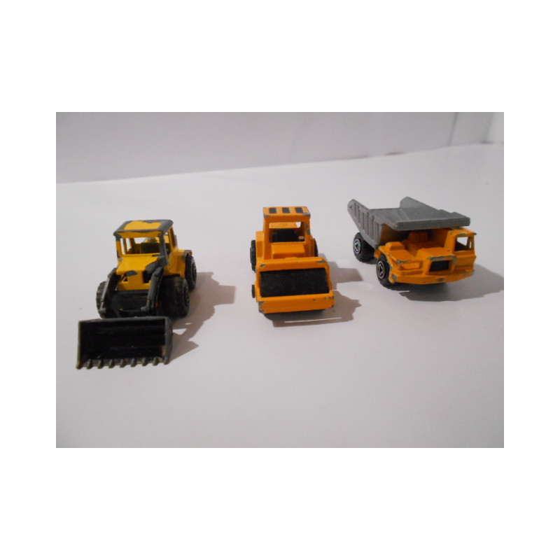 Lot de 3 véhicules chantier - Majorette