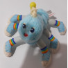 Peluche mille pattes bleu